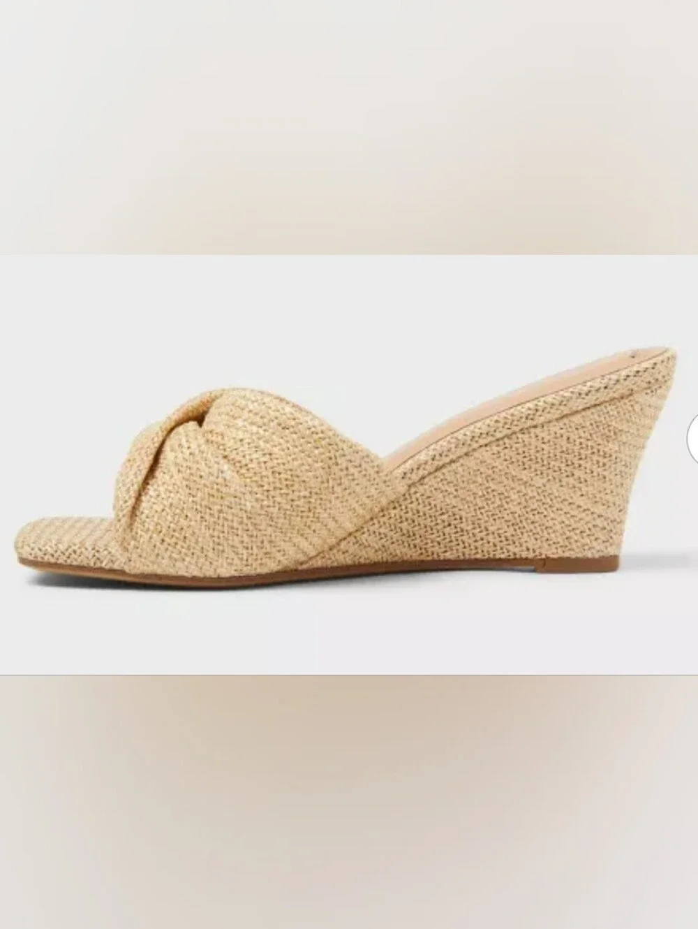 Women’s Amal Wedge Heels with Memory Foam Insole - Natural